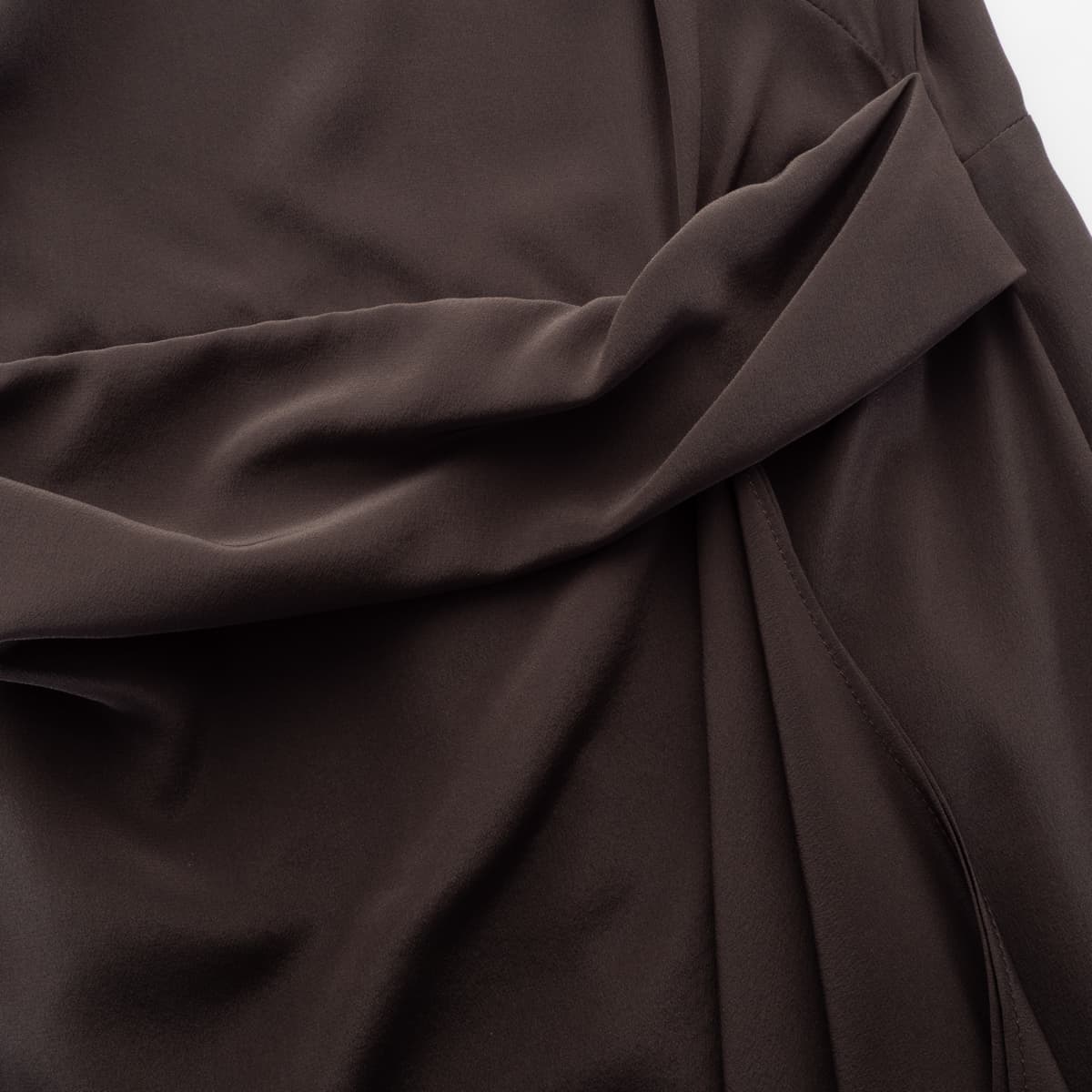 Seidenkleid Braun