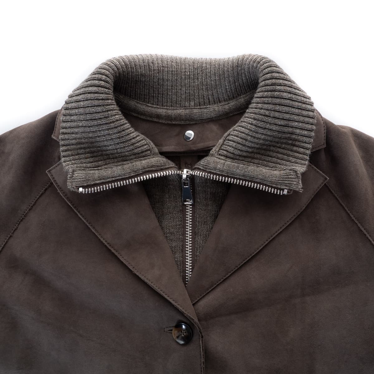 Lederjacke Sole Leaf Taupe