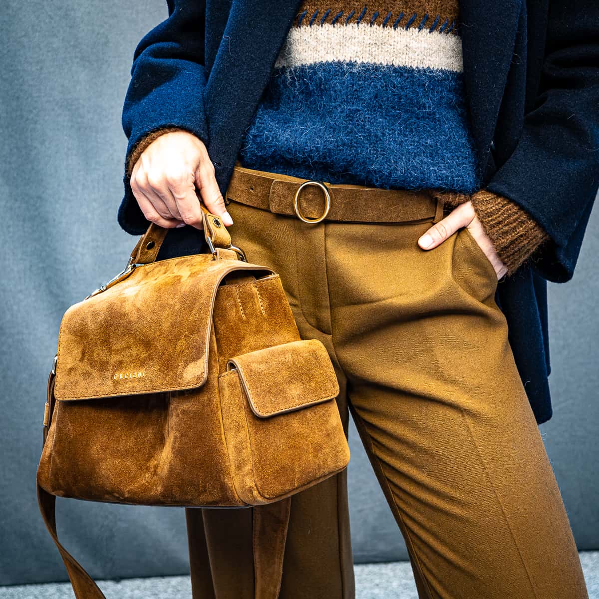 Leder Gürtel Peach
