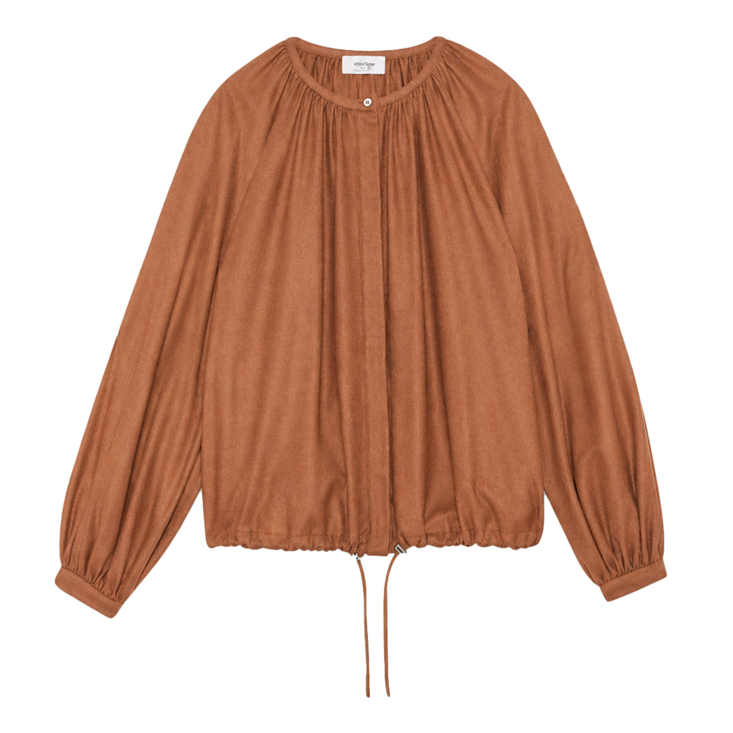 Bluse aus Woll-Fleece