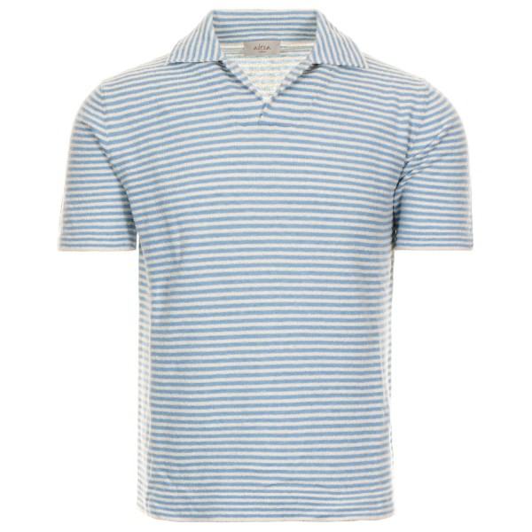 Altea Gestreiftes Bouclé Poloshirt