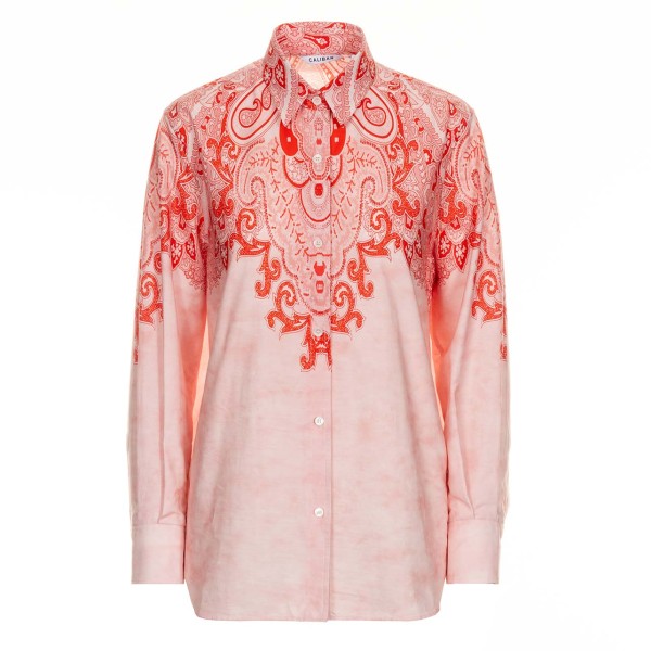 Caliban Bluse Baumwolle Rosa