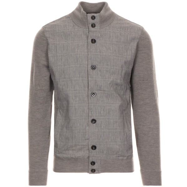 Hackett-London Strickjacke Kariert