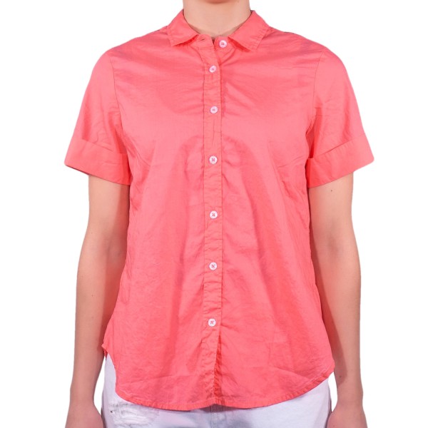 Shirt No.2 Kurzarm-Bluse Grapefruit
